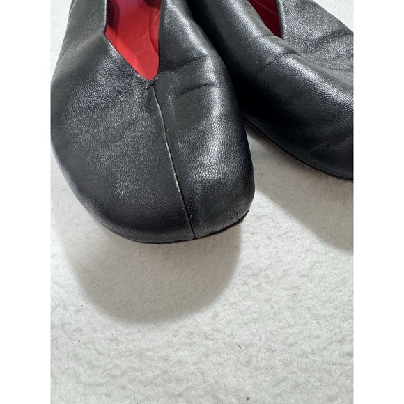 mansur gavriel flats Black Leather 39 9 Women's Designer Luxury Capsule Minimal - Picture 14 of 16